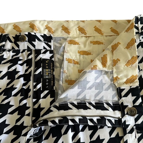 LOUDMOUTH OAKMOUNT HOUNDSTOOTH PANTS SIZE 40 - Picture 8 of 12